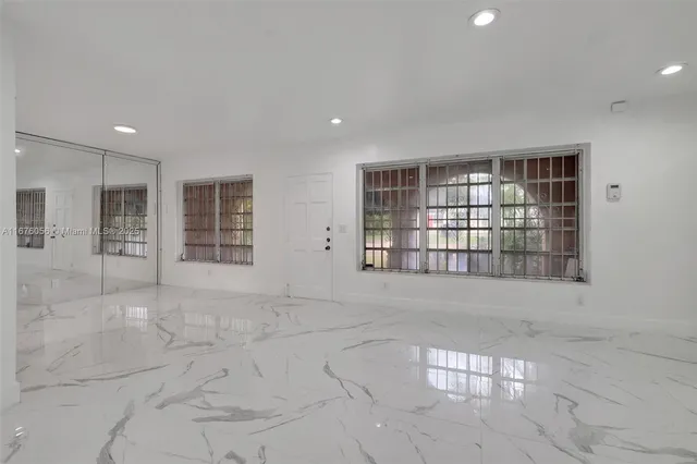 a view of an empty room