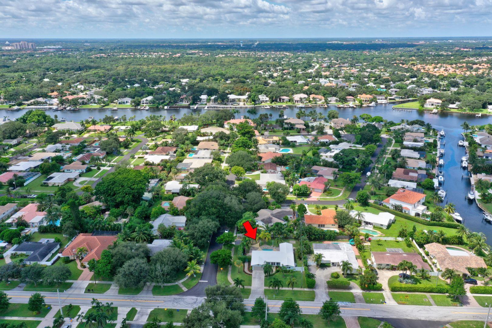 12771 Ellison Wilson Road Juno Beach, FL 33408 - Photo 3 of 7 an aerial view of multiple house