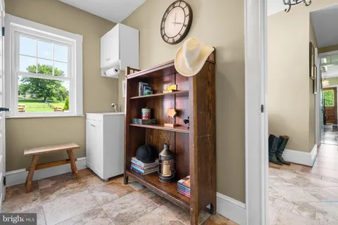 a view of a two chairs with wooden floor