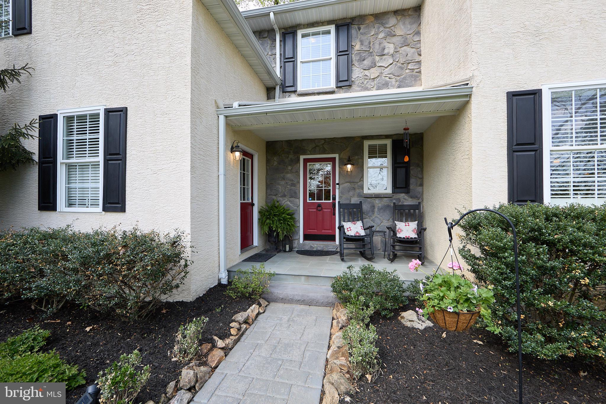 661 St Matthews Road Chester Springs, PA 19425 - Photo 4 of 64 Charming entrance with stone accents.