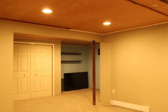 a view of empty room