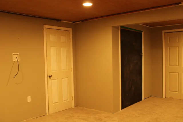 a view of an empty room