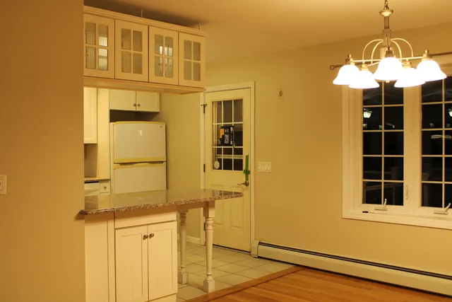 a front view of a house with a window