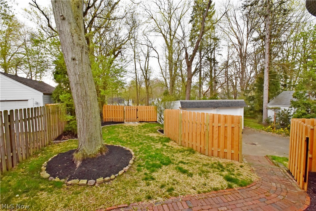 4598 Liberty Road South Euclid, OH 44121 - Photo 21 of 24 A new privacy fence surrounds part of the backyard.