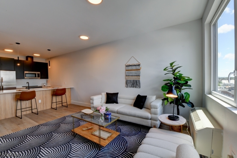 39 Madison Street Newark, NJ 07105 - Photo 7 of 33 a living room with furniture a rug and a potted plant