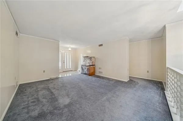 a view of empty room