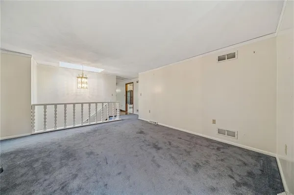 a view of an empty room