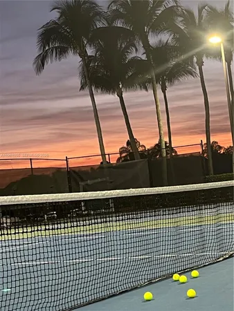 a view of a tennis court