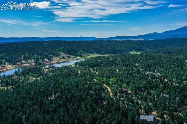 a view of a city with sunset view