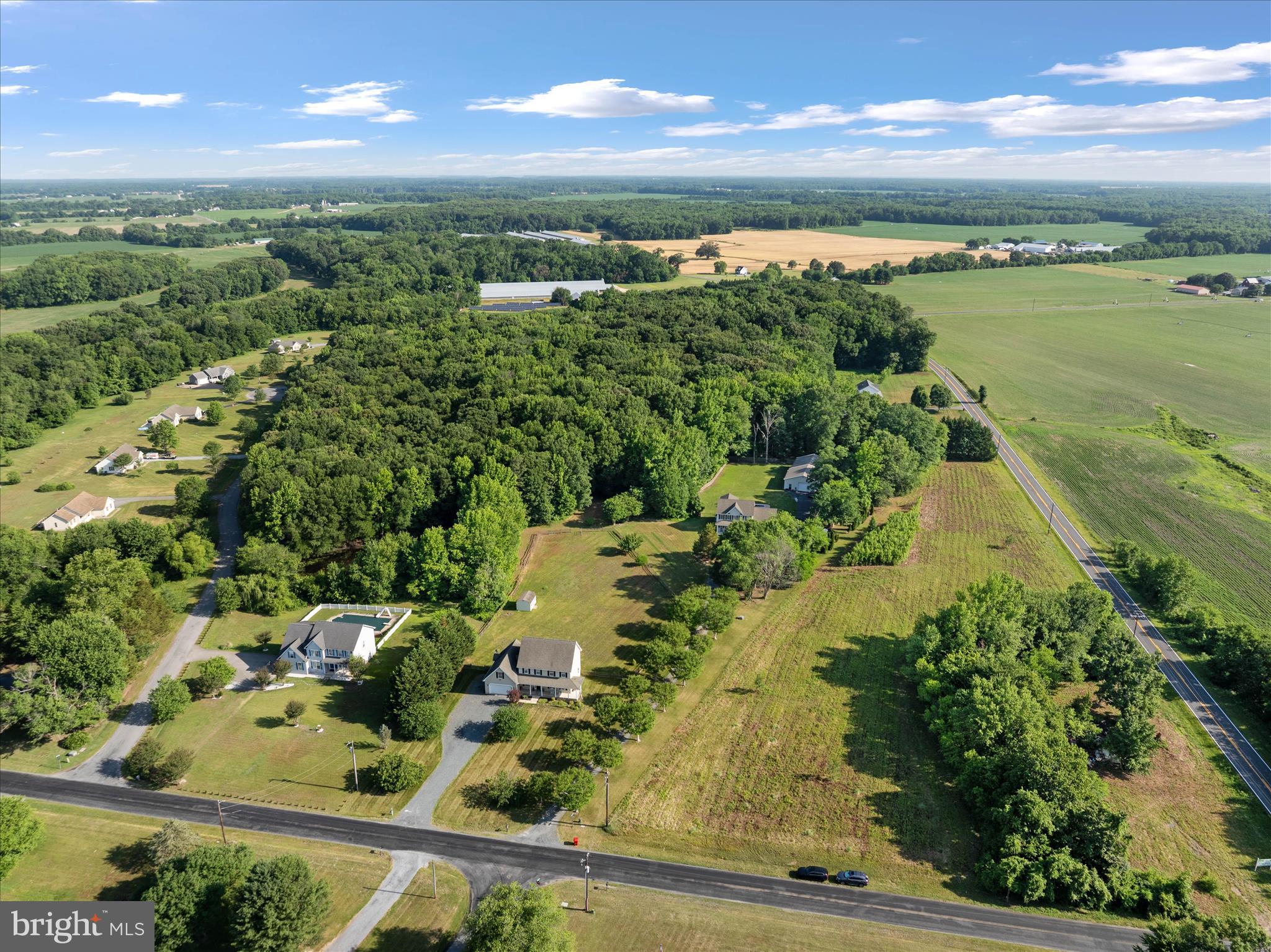 913 Clark Corner Road Centreville, MD 21617 - Photo 62 of 66 an aerial view of a houses with a yard