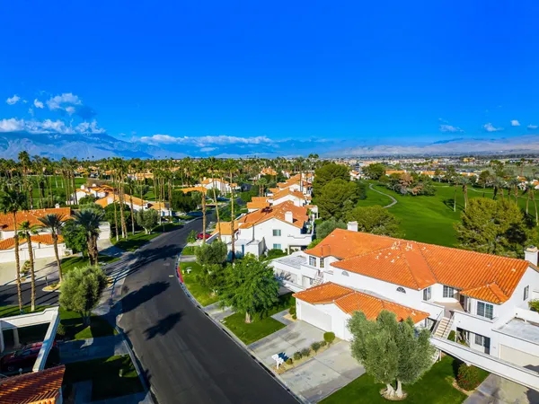 a view of a city with an ocean