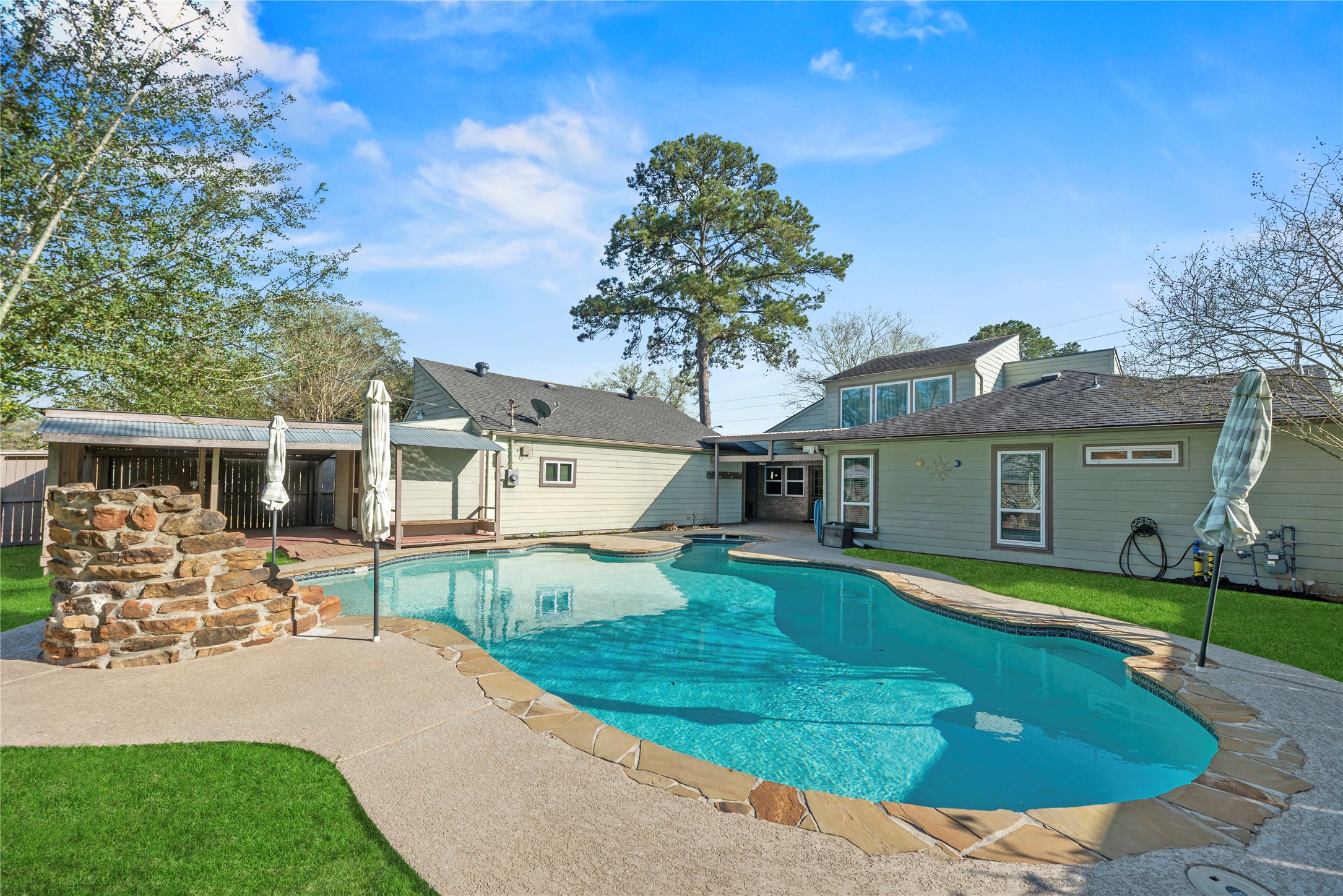 12802 Jarvis Road Cypress, TX 77429 - Photo 29 of 29 a front view of a house with garden