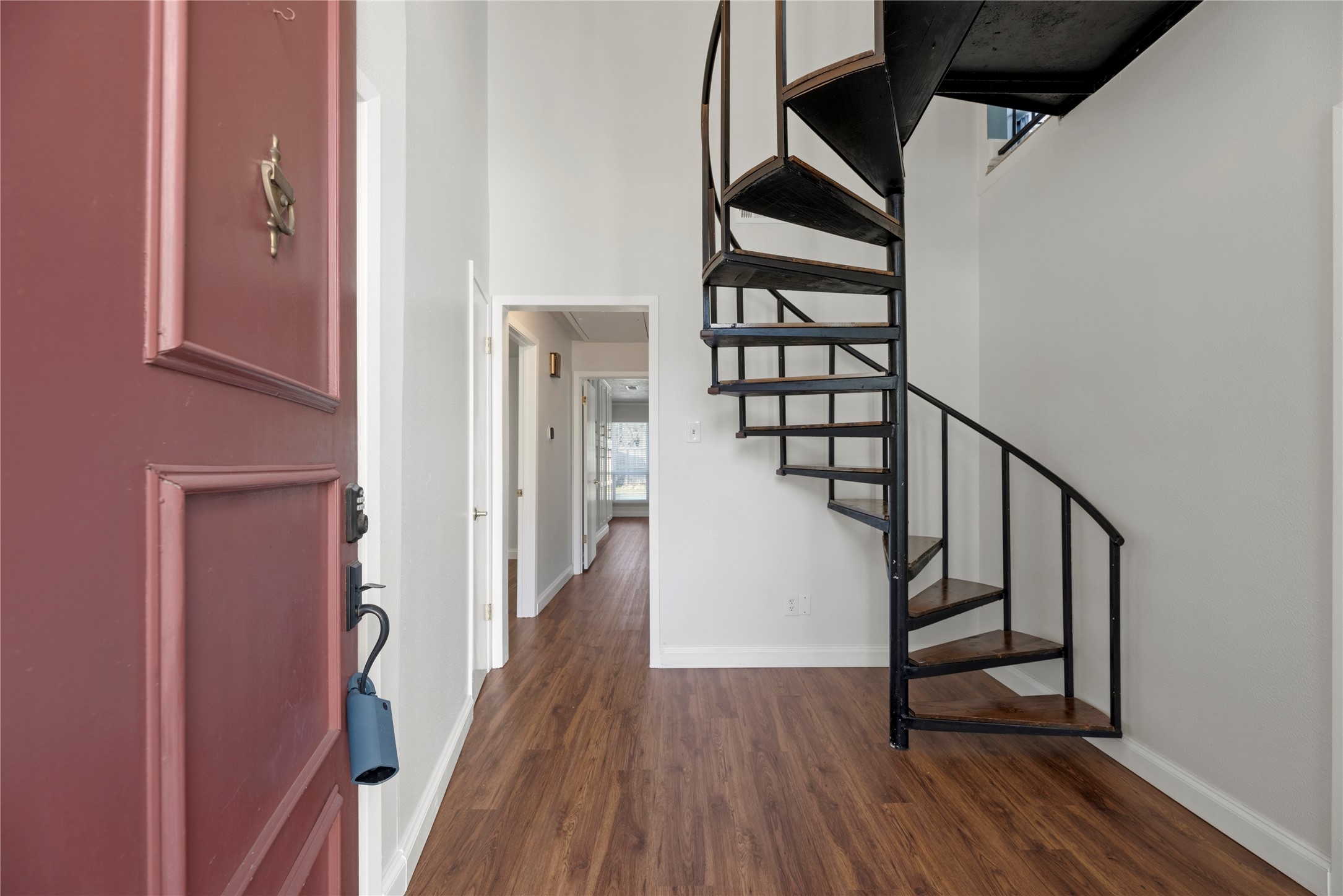 12802 Jarvis Road Cypress, TX 77429 - Photo 5 of 29 a view of entryway with wooden floor