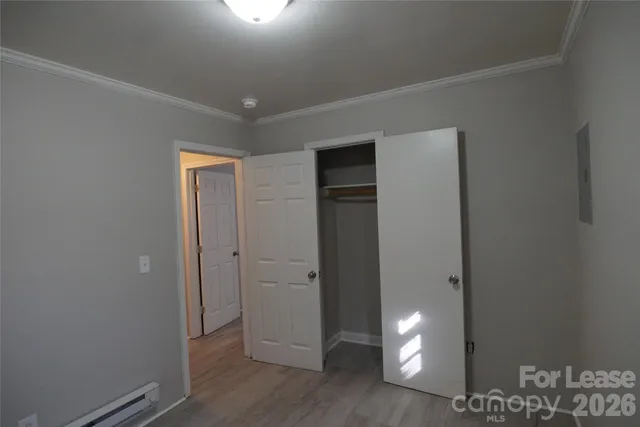 a view of hallway with stairs