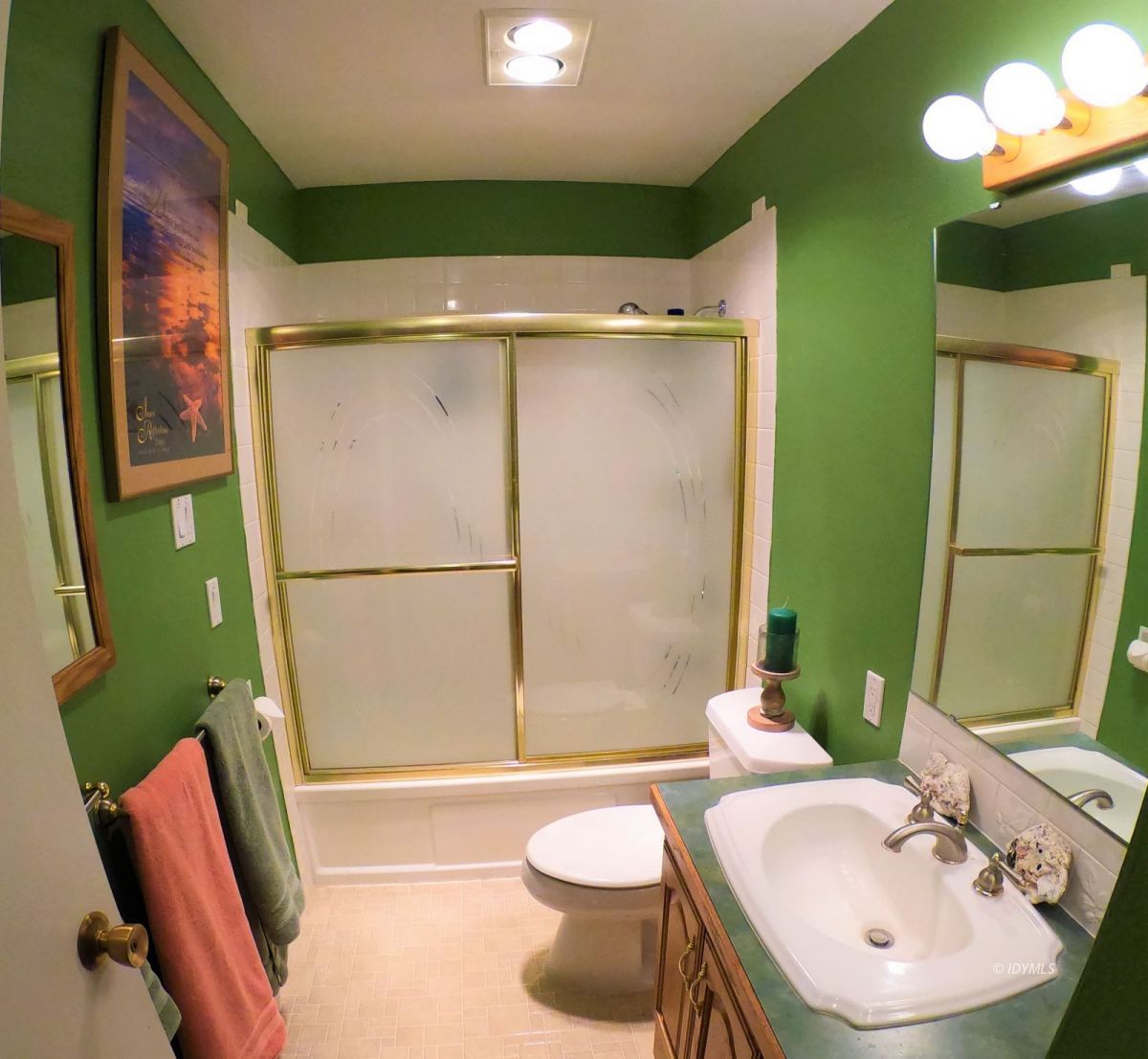 25125 Lodge Road Idyllwild, CA 92549 - Photo 11 of 26 a bathroom with a sink toilet and shower