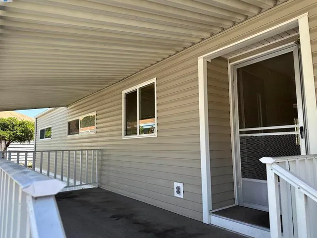 a view of deck and wooden floor