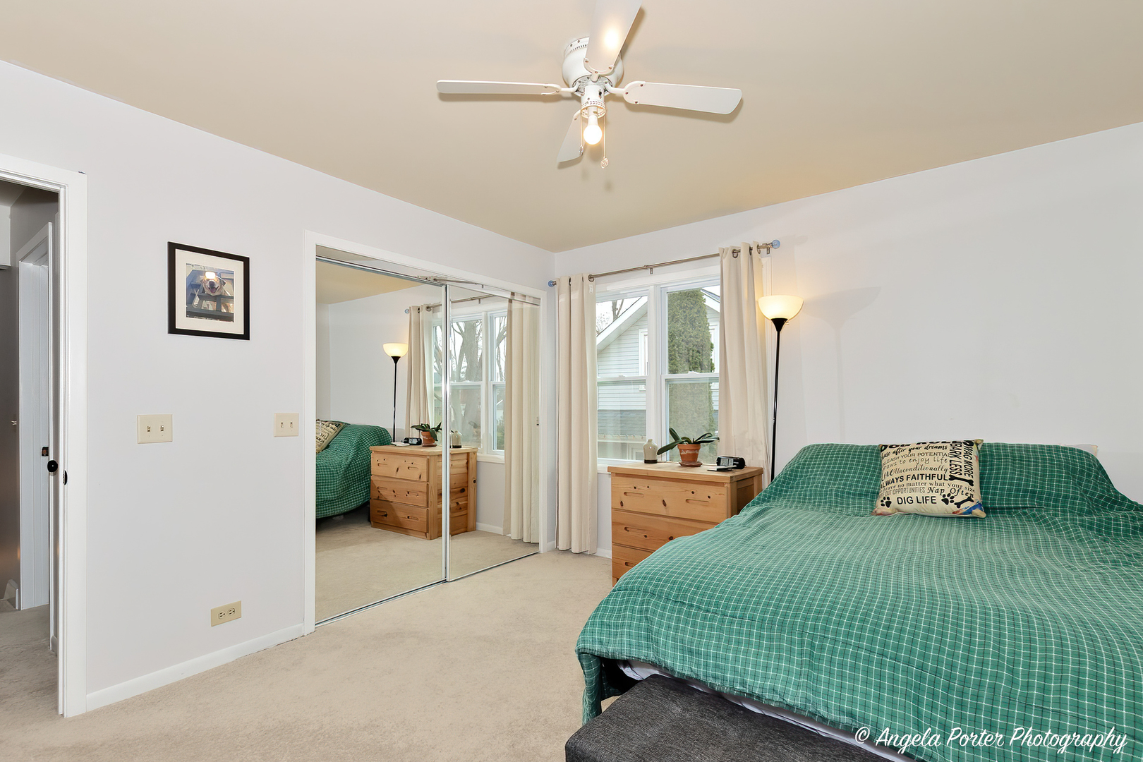 238 Harding Street Grayslake, IL 60030 - Photo 19 of 21 a bedroom with a bed and a couch