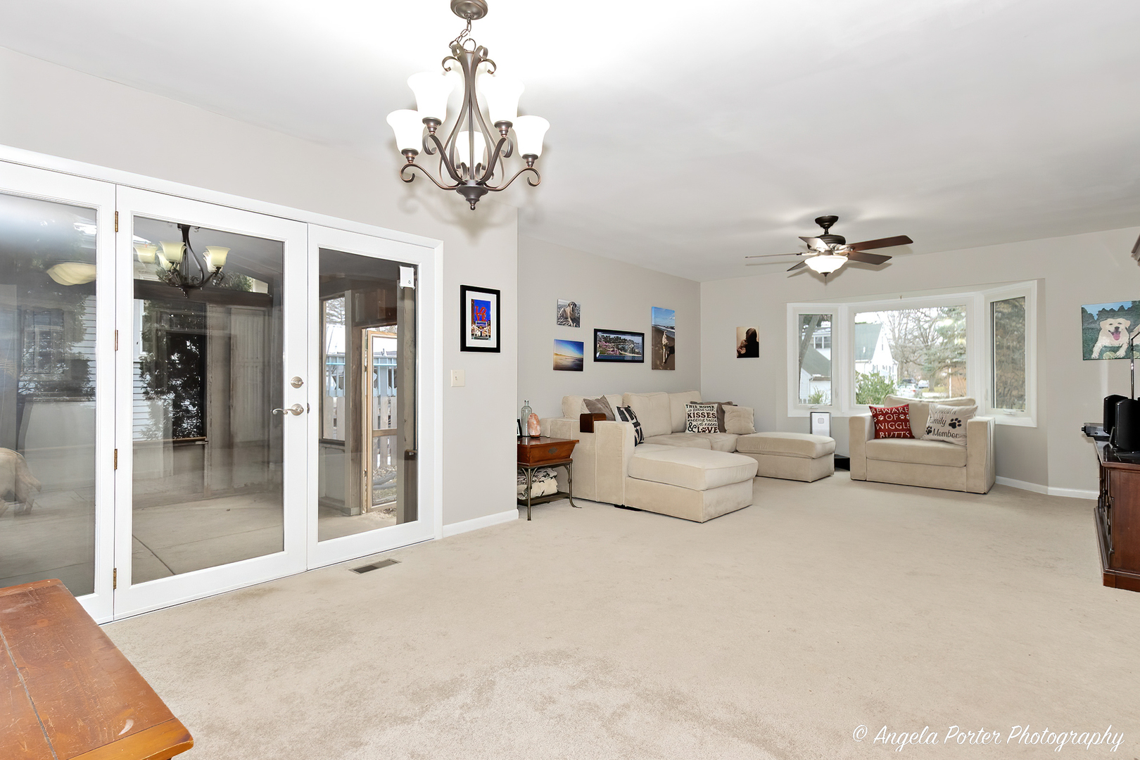 238 Harding Street Grayslake, IL 60030 - Photo 4 of 21 a living room with furniture and a chandelier
