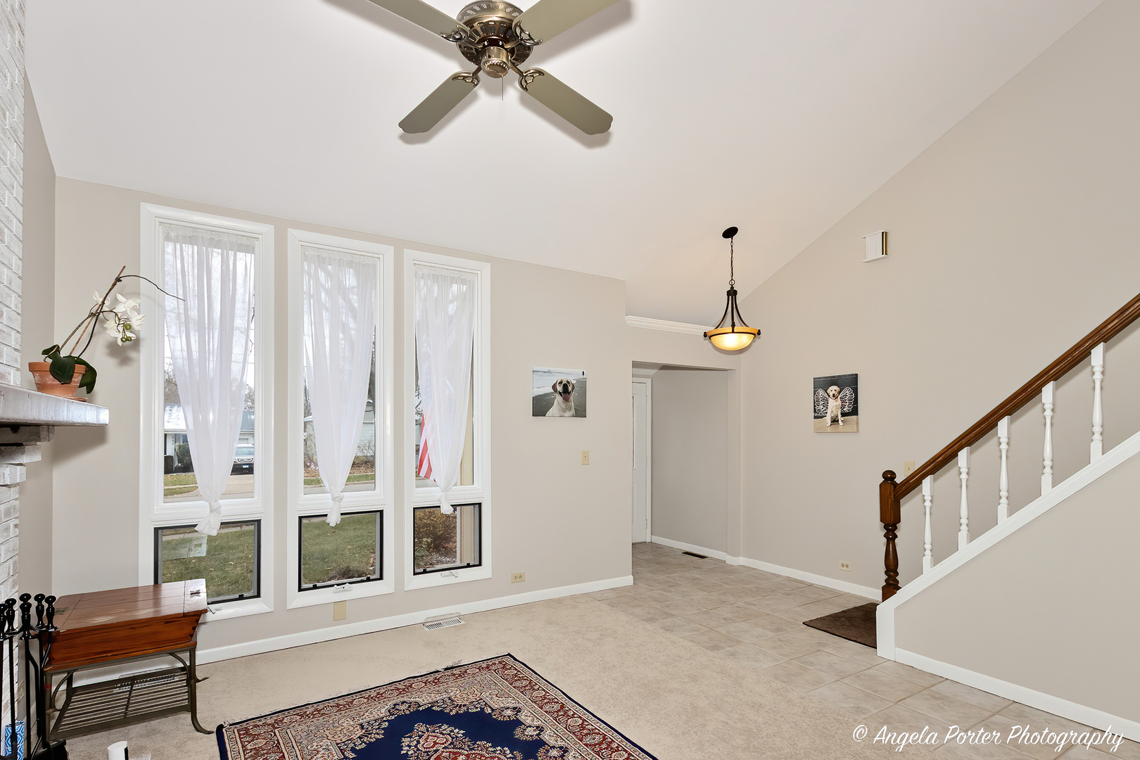 238 Harding Street Grayslake, IL 60030 - Photo 7 of 21 a view of a livingroom with furniture and staircase