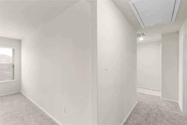 a view of hallway with window