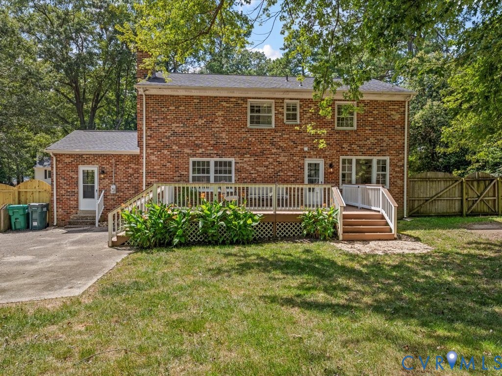 1803 Marroit Road Henrico, VA 23229 - Photo 24 of 34 Oversized deck and expansive concrete area for eit