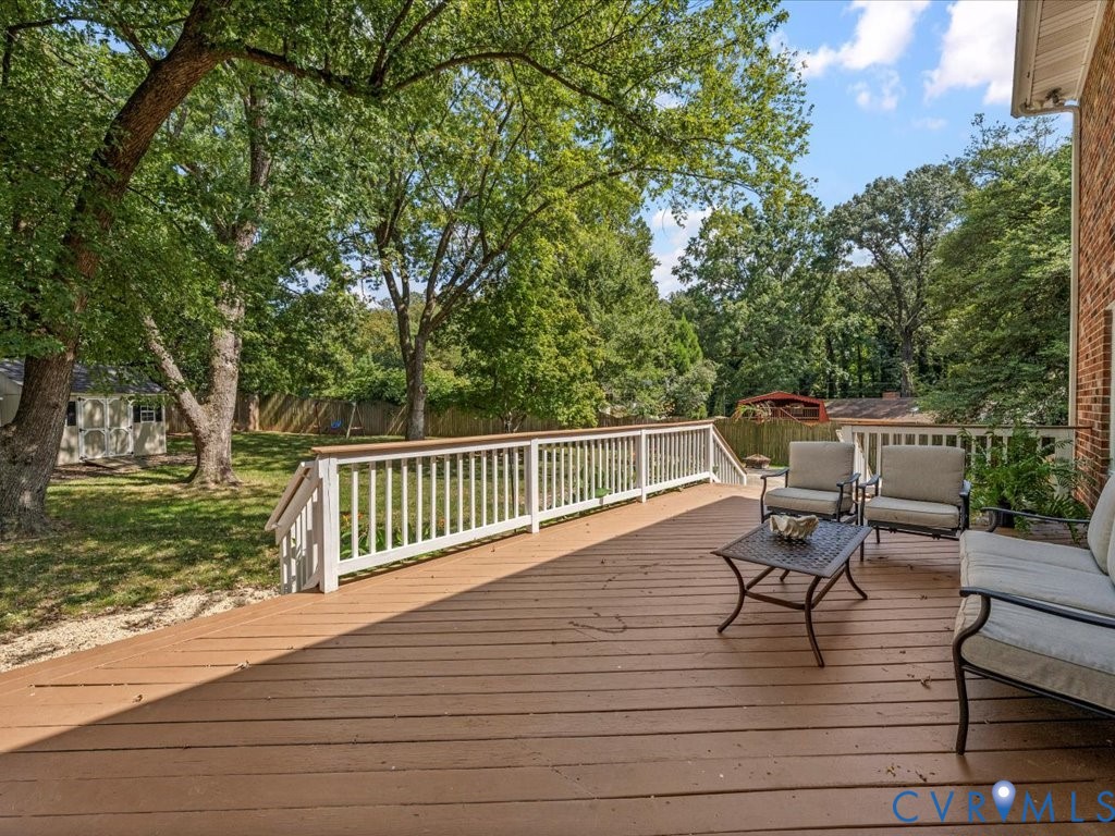 1803 Marroit Road Henrico, VA 23229 - Photo 25 of 34 Spans the length of the main house, freshly painte