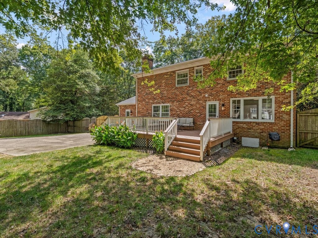1803 Marroit Road Henrico, VA 23229 - Photo 26 of 34 Nearly 1/2 acre lot with fully fenced rear yard in
