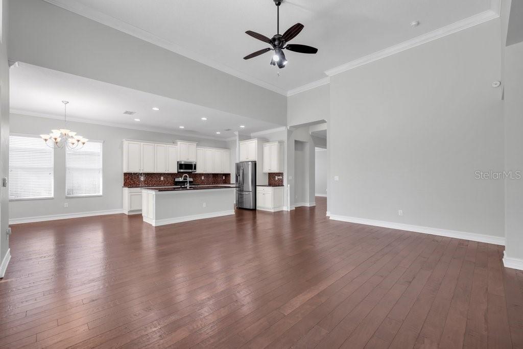 15607 Sunset Run Lane Lithia, FL 33547 - Photo 13 of 54 a view of kitchen with refrigerator and window