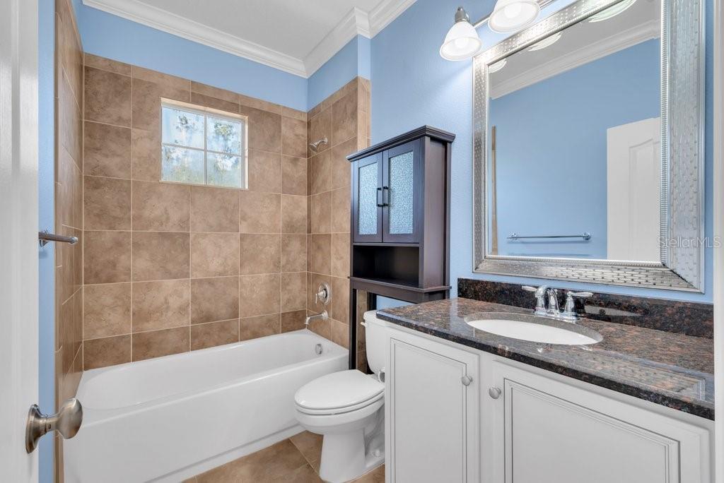 15607 Sunset Run Lane Lithia, FL 33547 - Photo 32 of 54 a bathroom with a sink a toilet and bathtub