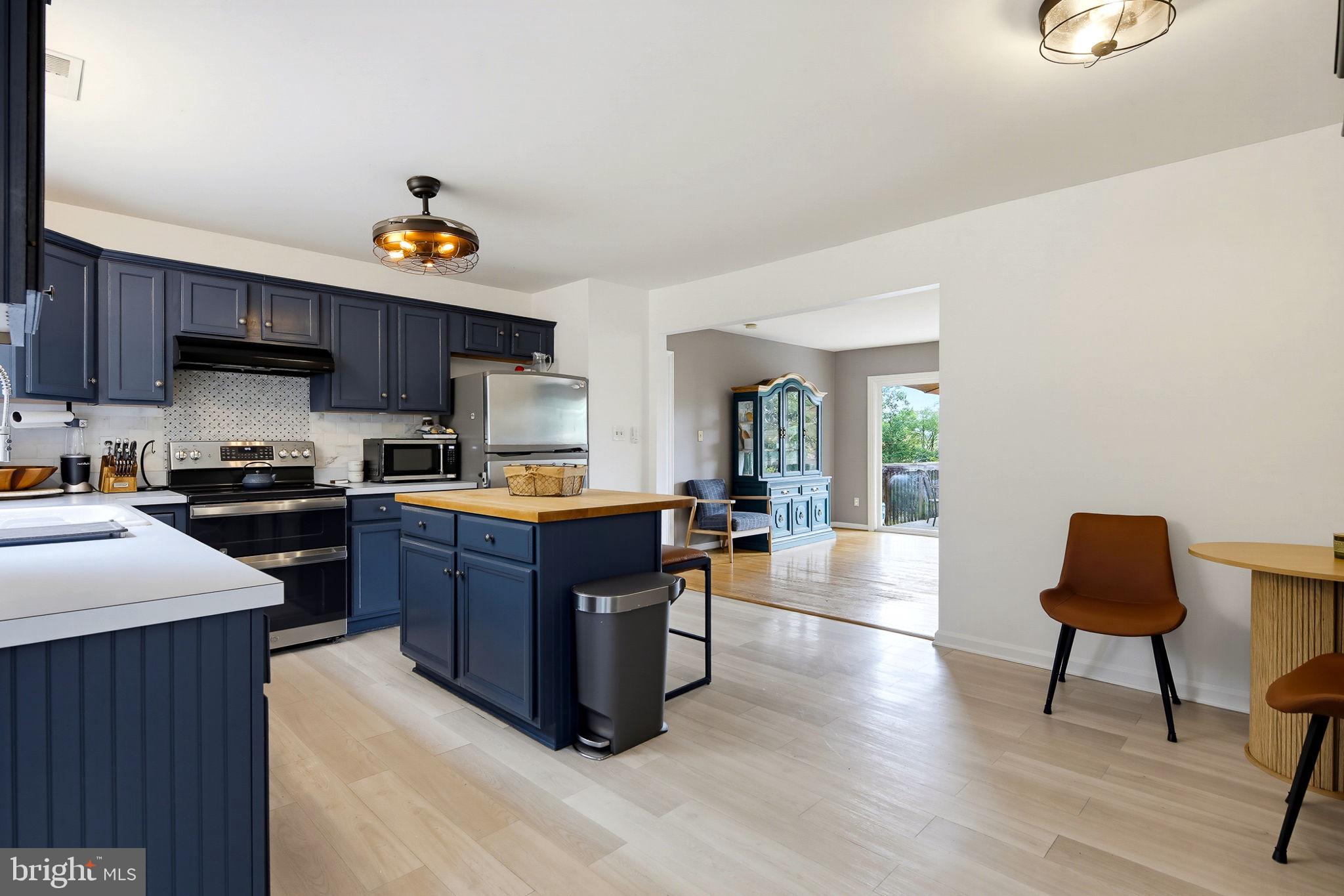 Table space makes this a hard-working kitchen!