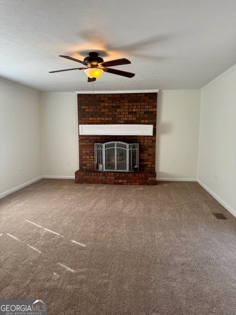 449 Shankle Road Commerce, GA 30529 - Photo 8 of 15 a view of an empty room with a fireplace