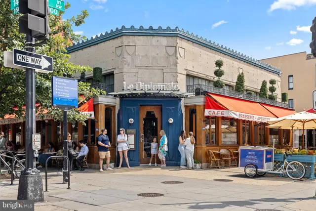 a picture of a bench in front of a door