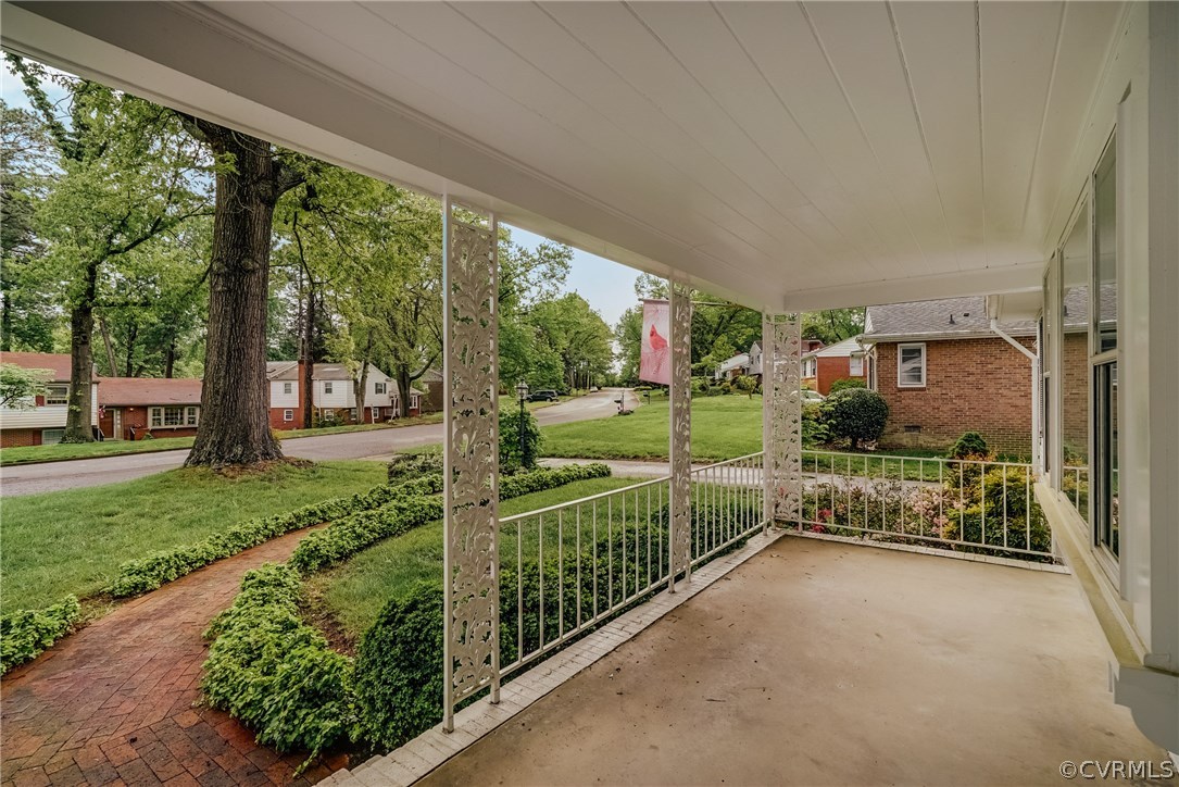 9315 Newhall Road Henrico, VA 23229 - Photo 3 of 18 Front porch is great place to relax. Also adds to