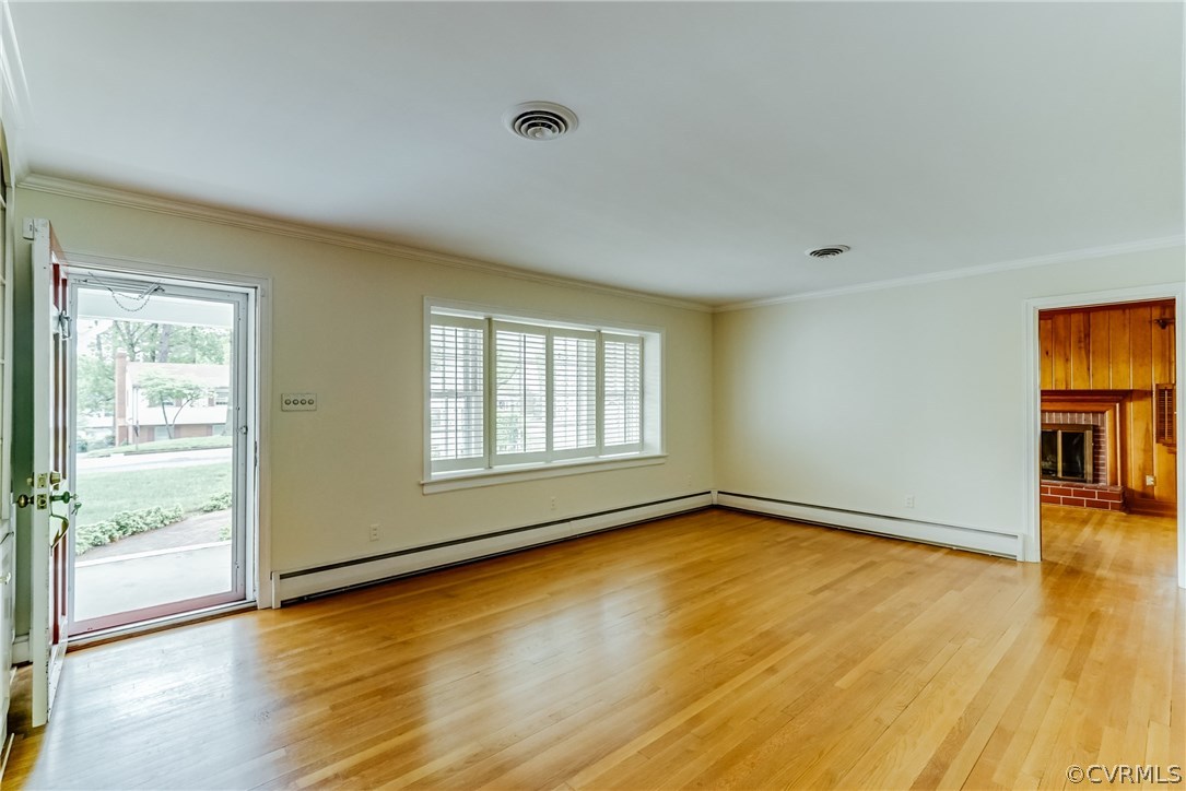 9315 Newhall Road Henrico, VA 23229 - Photo 5 of 18 Living room looking into den