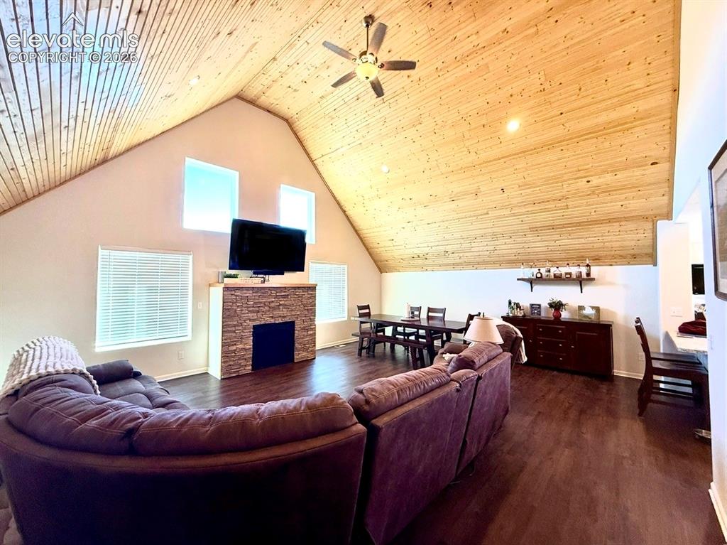 61 Stripling Lane Divide, CO 80814 - Photo 6 of 40 high wood covered ceilings