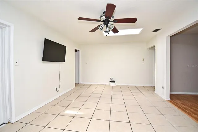 a view of an empty room