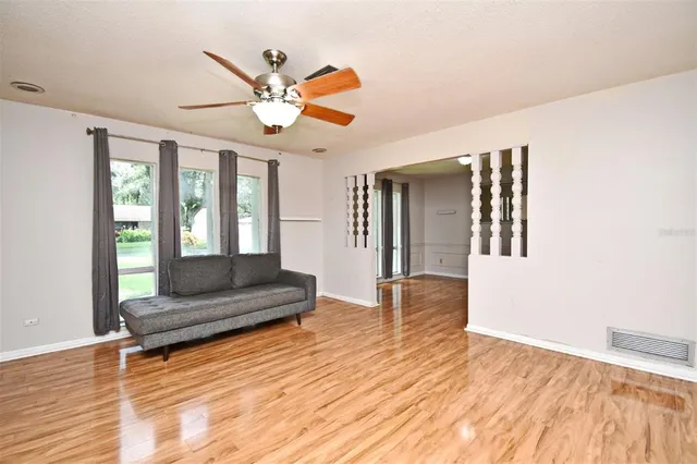 a view of a living room