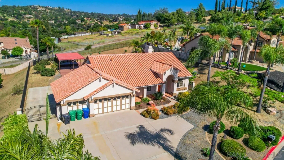 404 Summerhill Terrace Alpine, CA 91901 - Photo 38 of 40 an aerial view of a house with yard swimming pool and outdoor seating