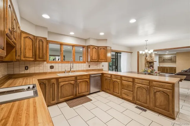 a bathroom with a sink and a shower
