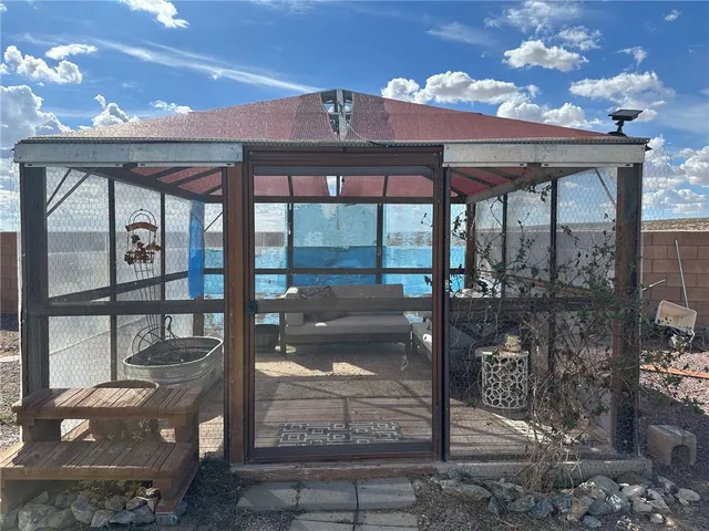 a view of a lake with a big yard