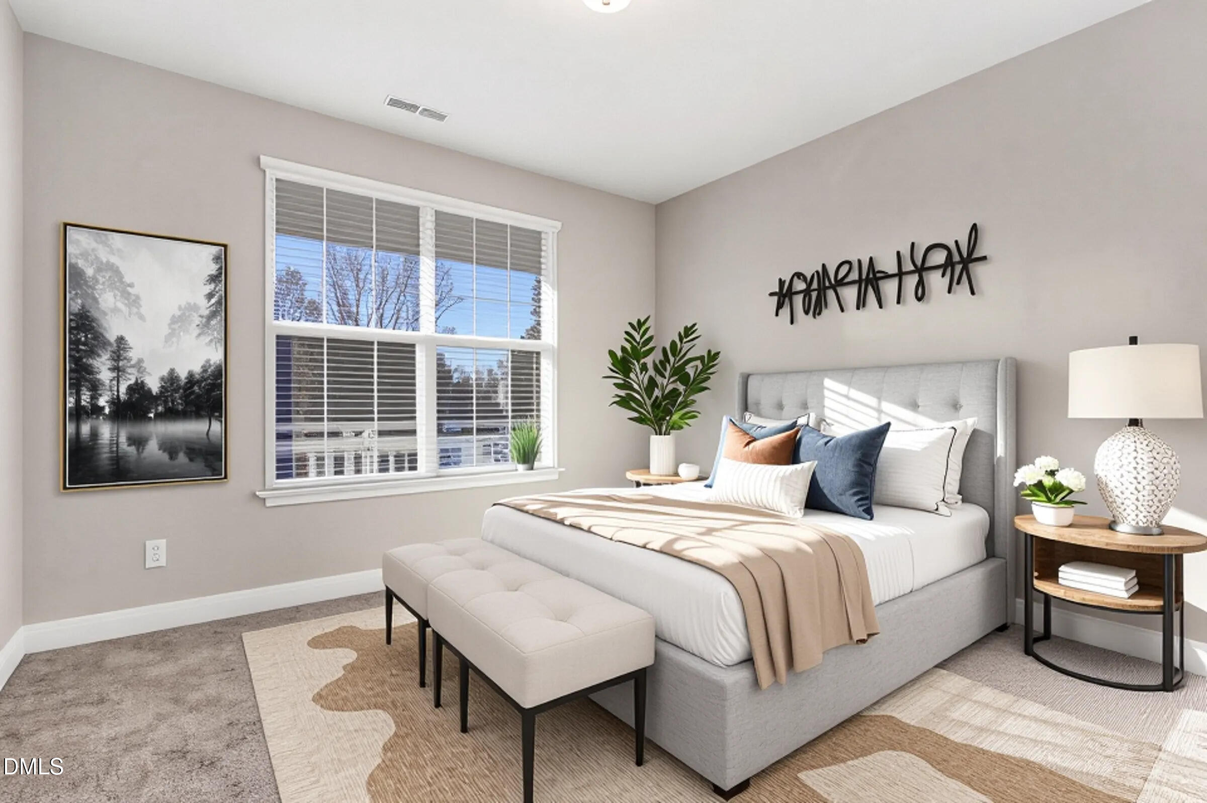 1946 Payne Road Haw River, NC 27258 - Photo 23 of 37 a bedroom with bed and a window