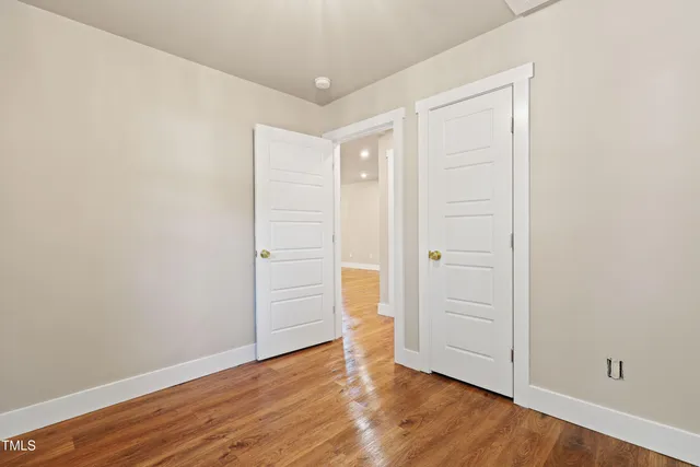 wooden floor in an empty room
