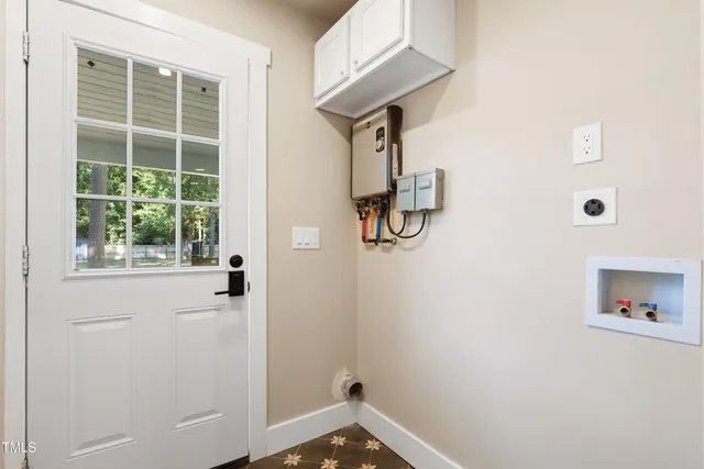 a small space with a window