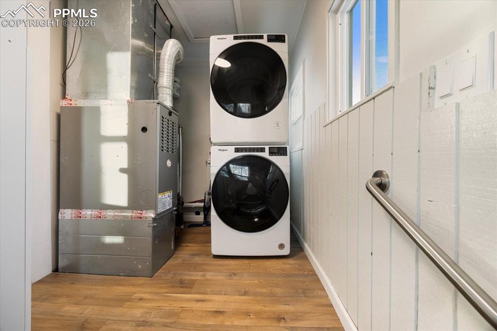421 South Prospect Street Colorado Springs, CO 80903 - Photo 19 of 48 a view of a hallway with washer and dryer