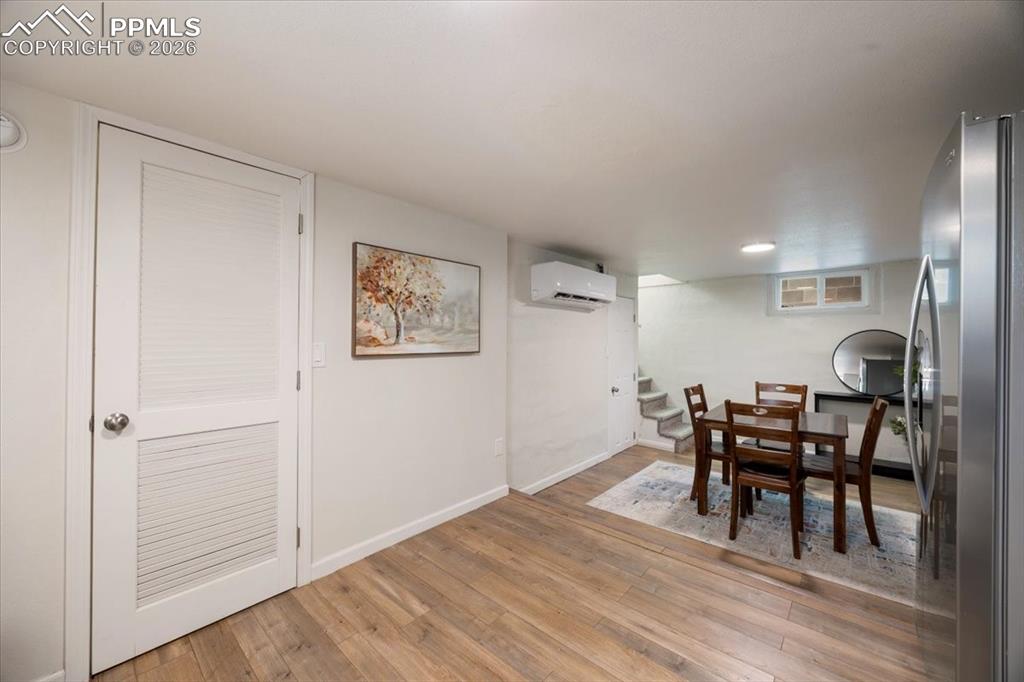 421 South Prospect Street Colorado Springs, CO 80903 - Photo 20 of 48 a dining room with furniture and wooden floor