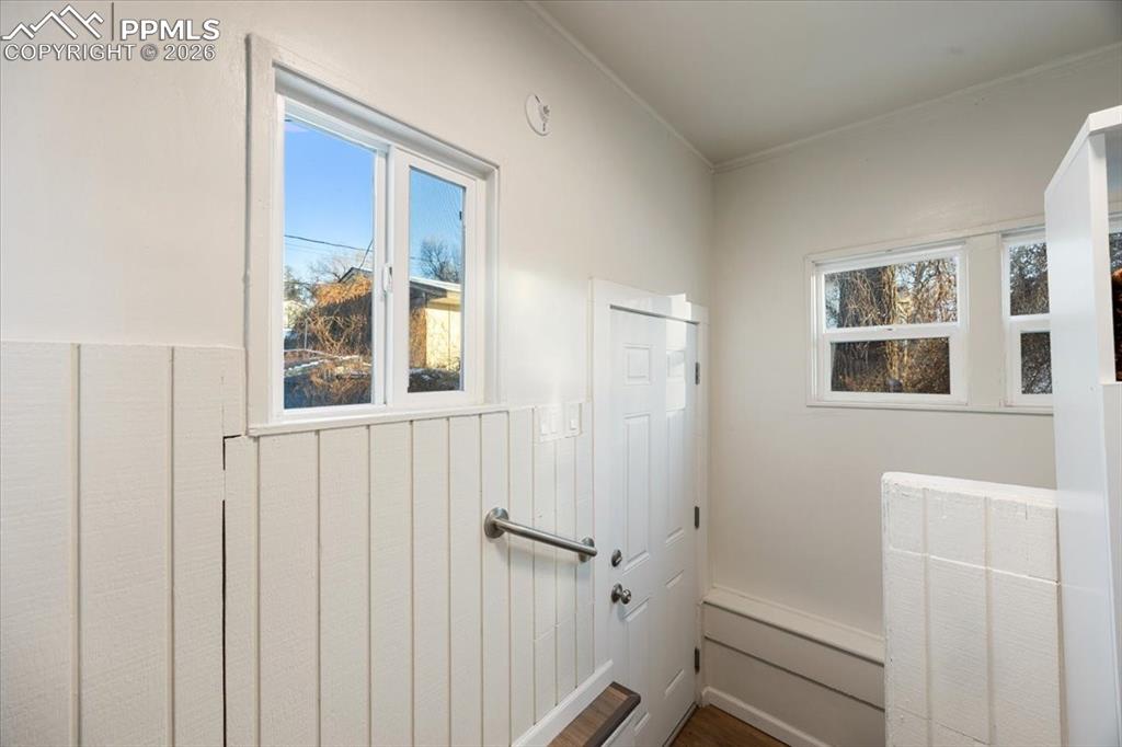 421 South Prospect Street Colorado Springs, CO 80903 - Photo 34 of 48 a view of a hallway with windows