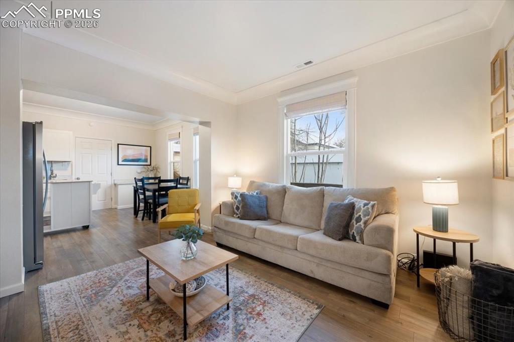 421 South Prospect Street Colorado Springs, CO 80903 - Photo 5 of 48 a living room with furniture and a table