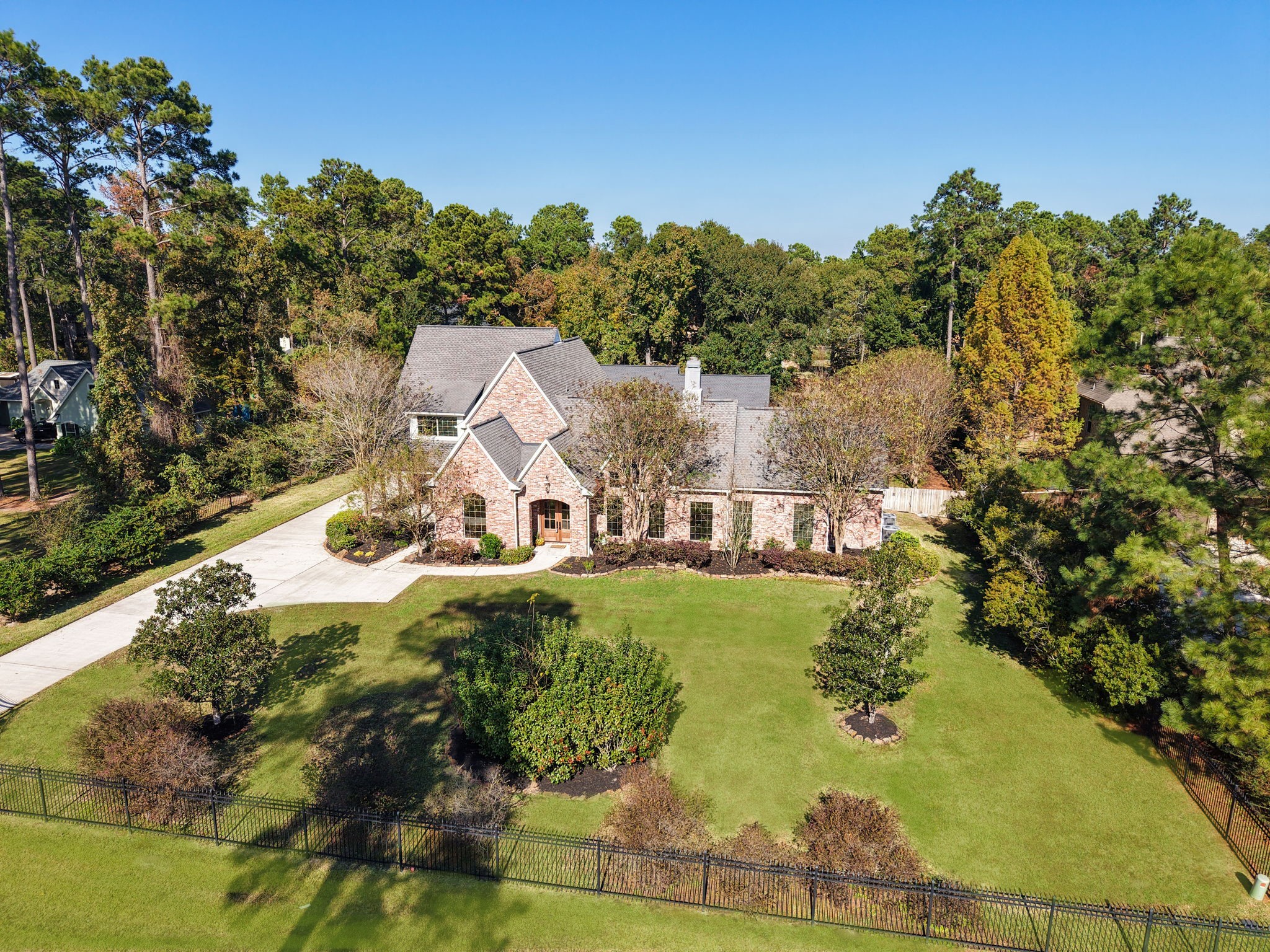 3811 Rayford Road Spring, TX 77386 - Photo 47 of 50 a view of a house with a yard