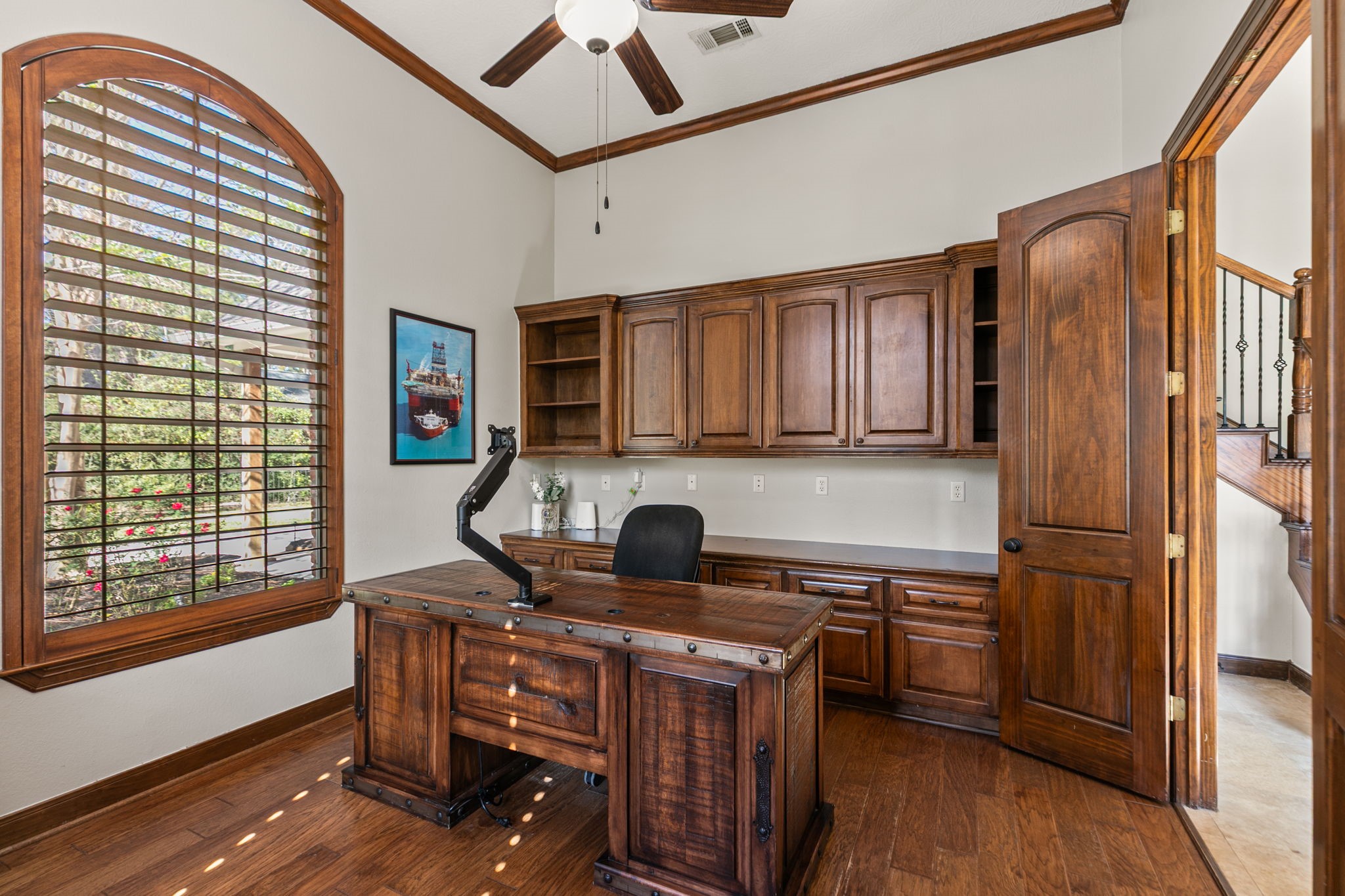 3811 Rayford Road Spring, TX 77386 - Photo 7 of 50 a kitchen with a refrigerator and a stove top oven
