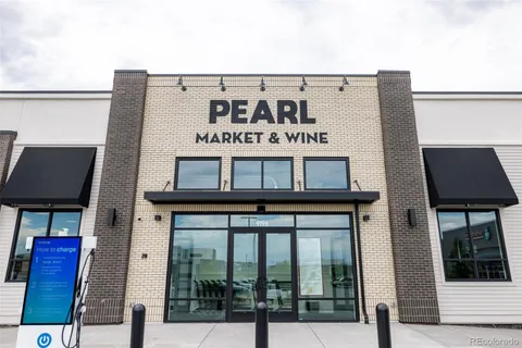 a building with a sign on it